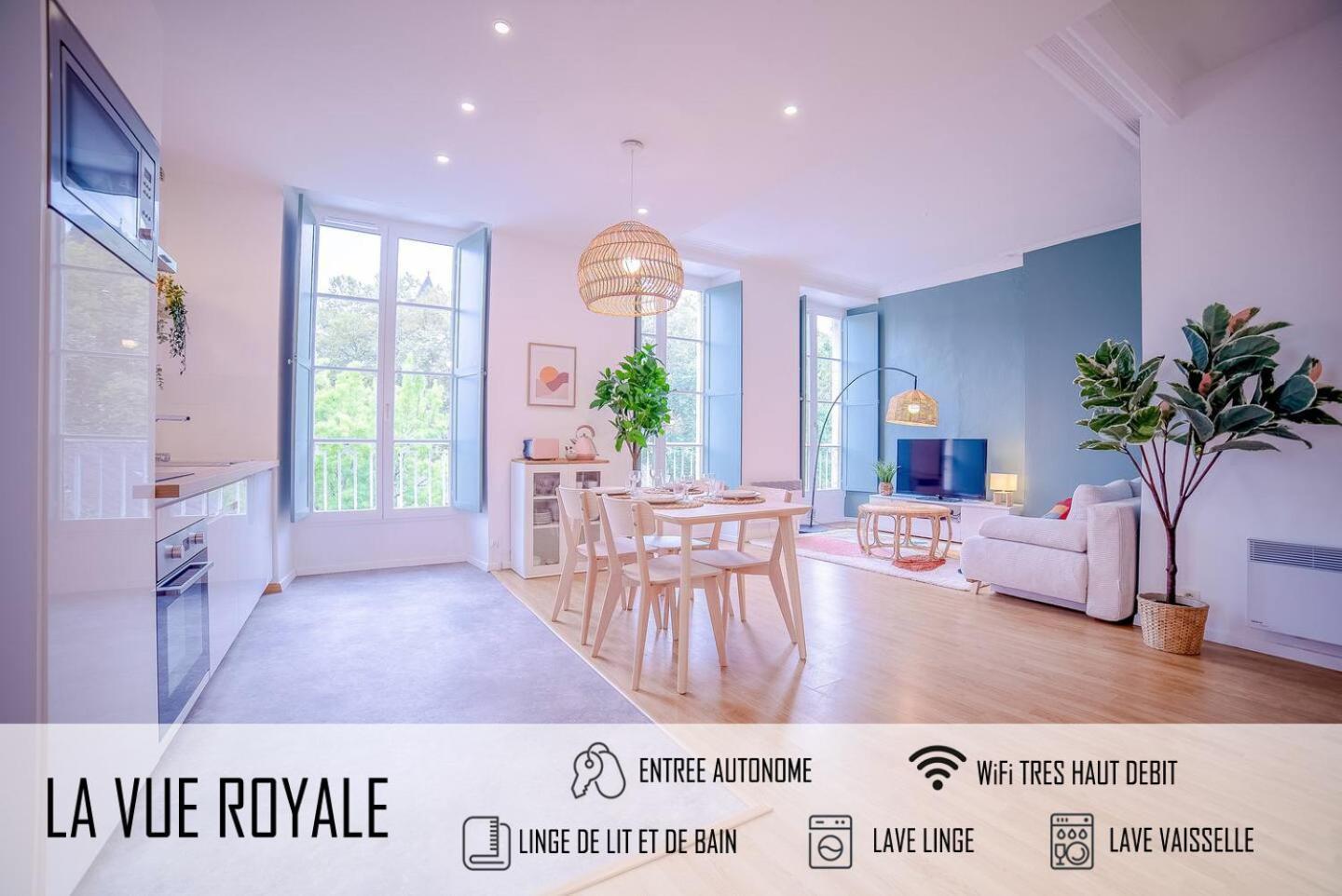 La Vue Royale - Face Au Chateau - Wifi - 4 Personnes Pau Exteriör bild